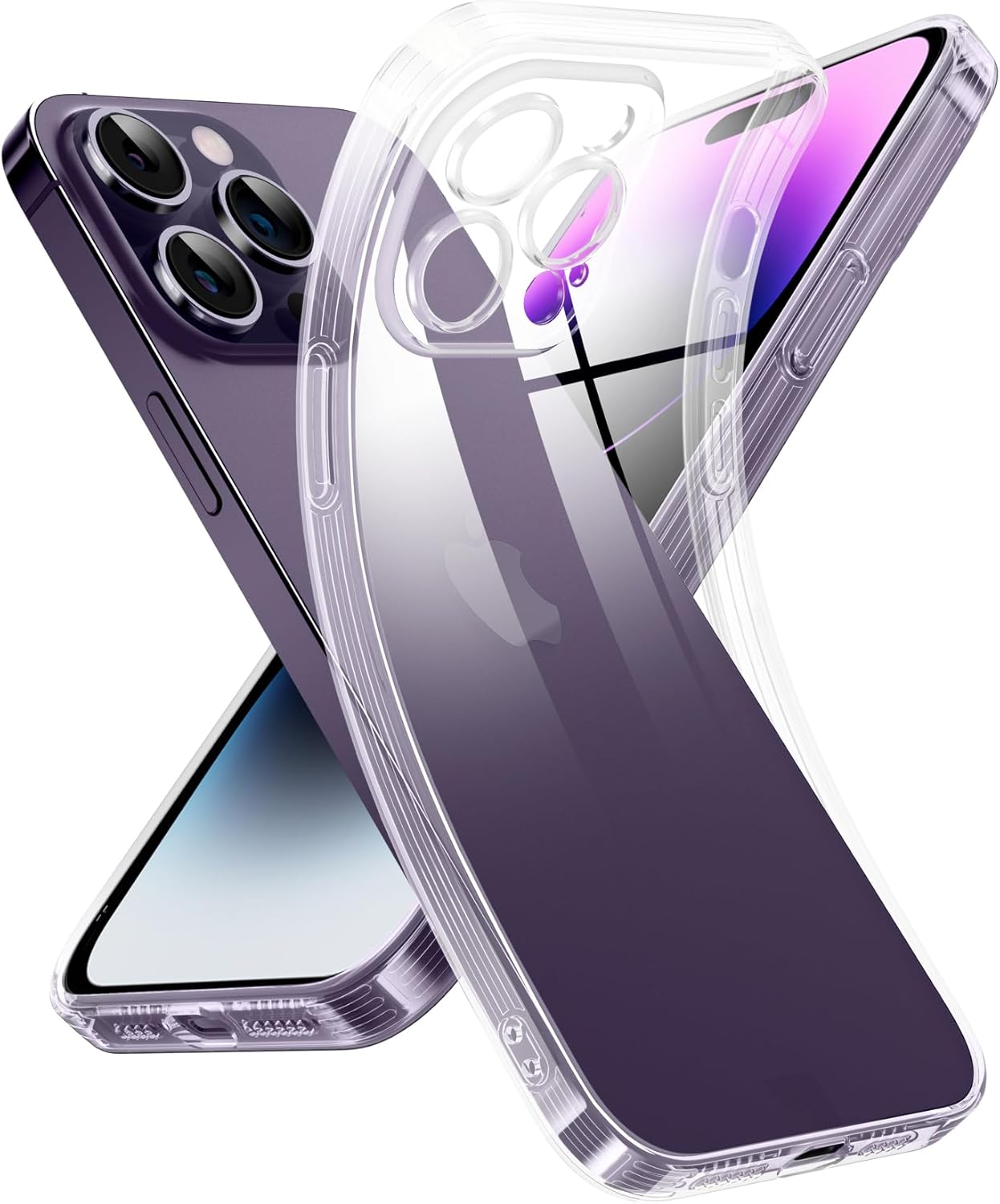 Supdeal Crystal Clear Case for iPhone 14 Pro Max